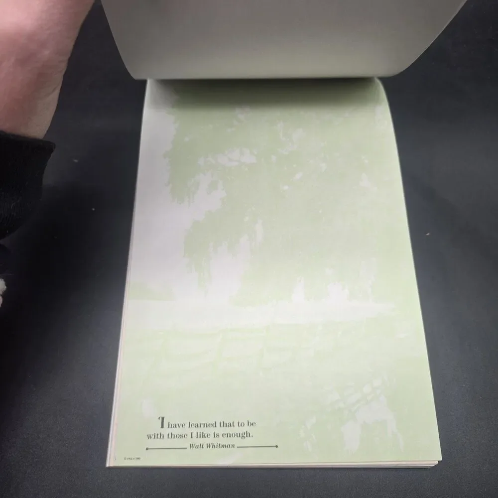 Vintage 1990 C.M. Paula Co Stationery Pad The Language Of Friendship Quotes